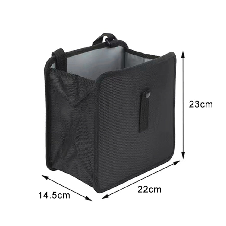 Car Garbage Storage Box Hanging Rear Seat Storage Bag, Size: 22 x 23 x 14.5cm
