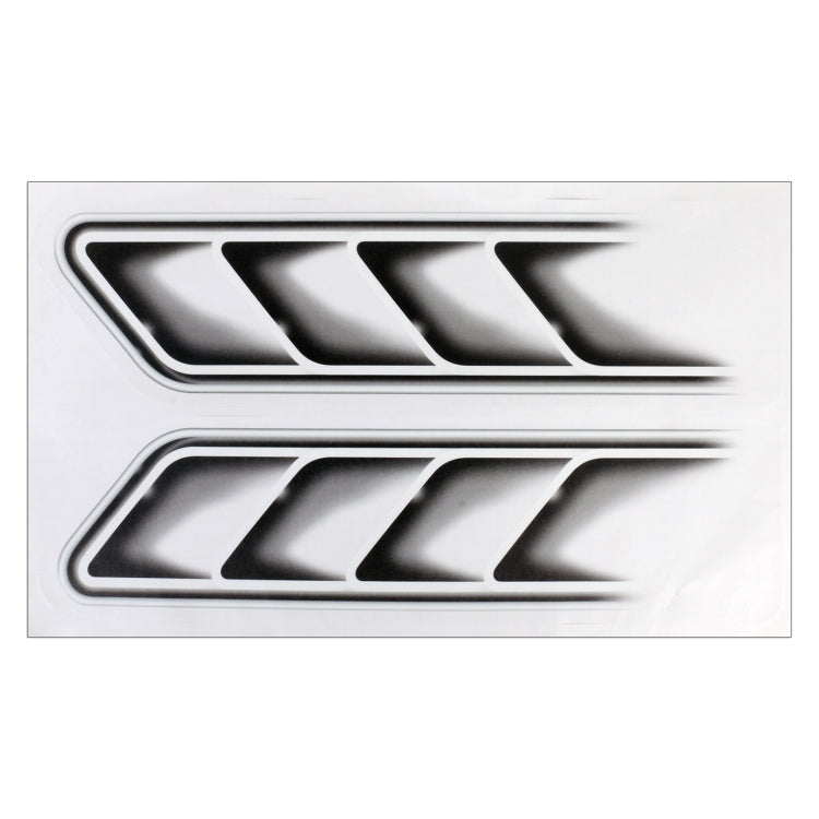 Car PVC Self-adhesive Fake Vent Decorative Stickers