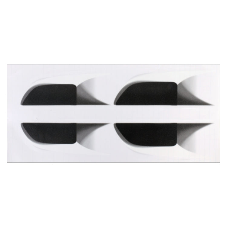 Car PVC Self-adhesive Fake Vent Decorative Stickers
