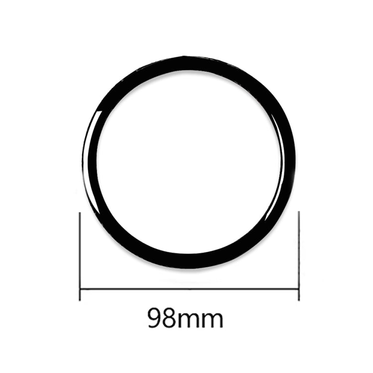 Set of 4 Stylish Car Door Horn Ring Decorative Stickers for BMW X5 E70 (2008-2013) & X6 E71 (2009-2014) - Universal Fit