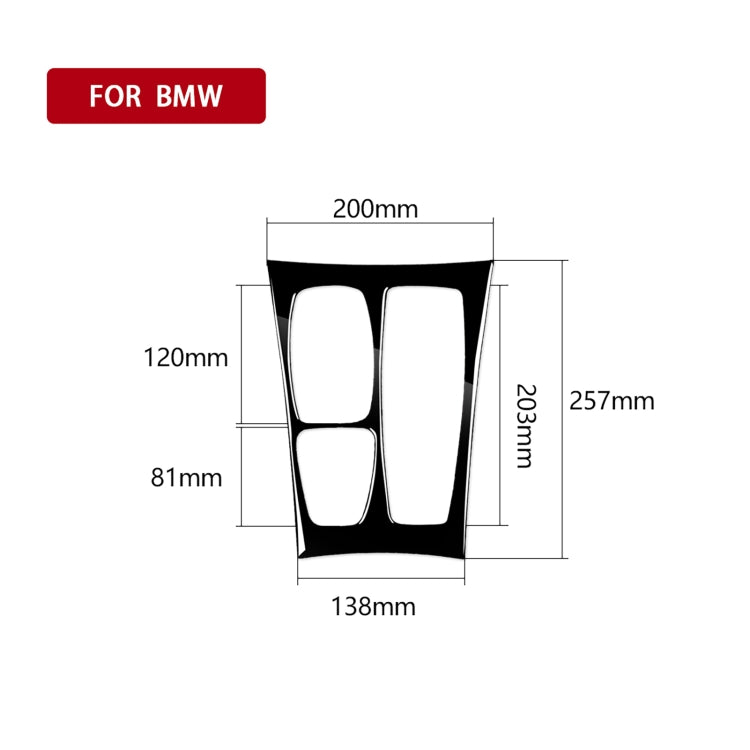 BMW X5 E70 & X6 E71 Right Drive Gear Panel Decorative Vinyl Sticker (2008-2014)