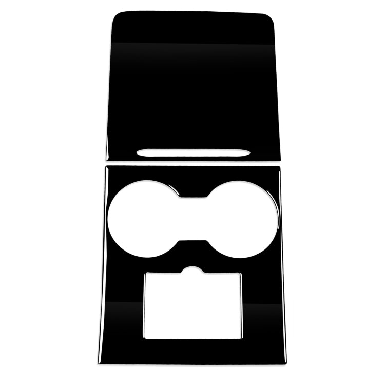 Custom Piano Black Decorative Stickers for Tesla Model 3 Central Control Panel – Universal Fit for Left & Right Drive