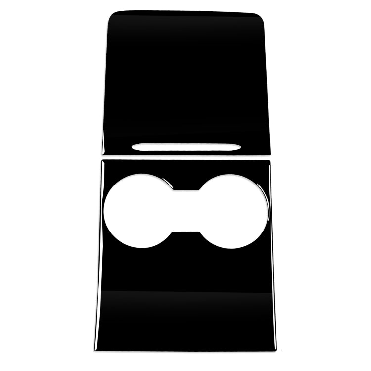 Sleek Piano Black Decorative Stickers for Tesla Model 3 Central Control Panel - Universal Fit for Left and Right Drive