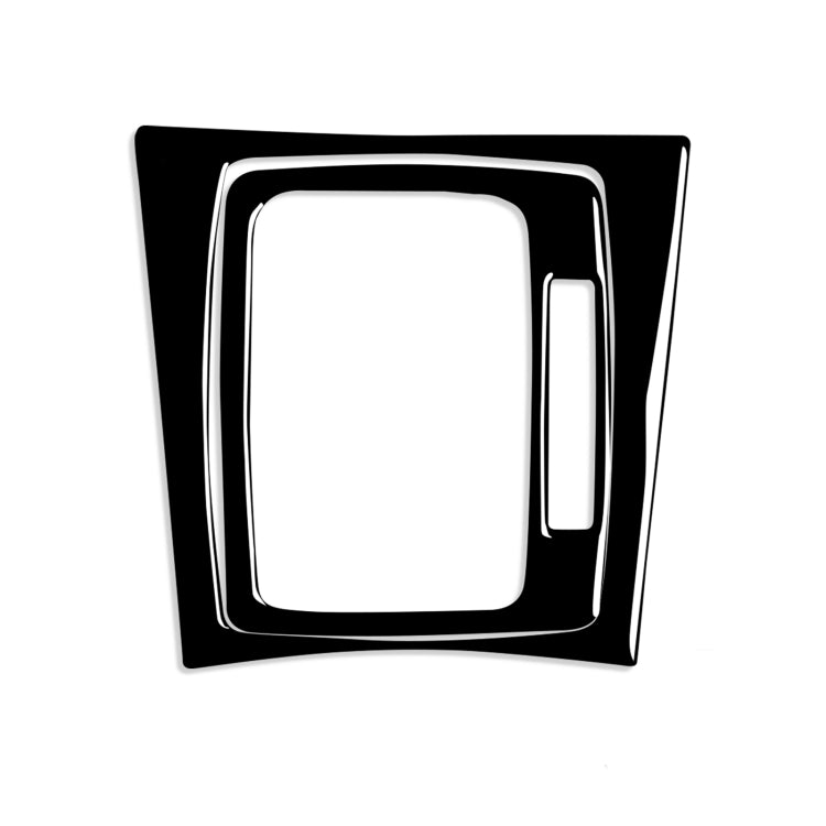 Sleek Piano Black ABS Gear Panel Decorative Sticker Set for Mercedes-Benz W204 C-Class (2007-2013)