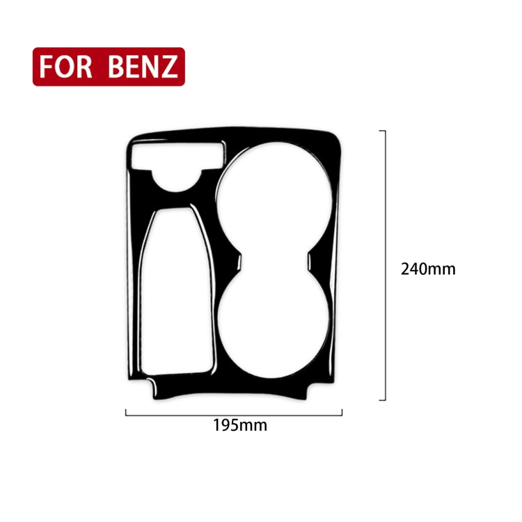 Stylish Armrest Box Decorative Sticker for Mercedes-Benz GLK (2008-2015)