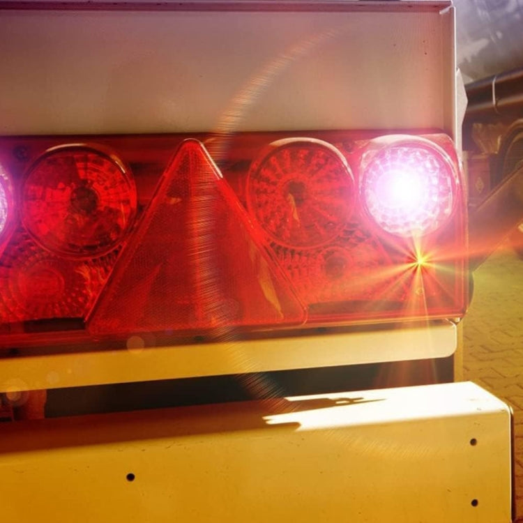 Trucks Trailers RV Triangular Red Reflector, Red Reflector