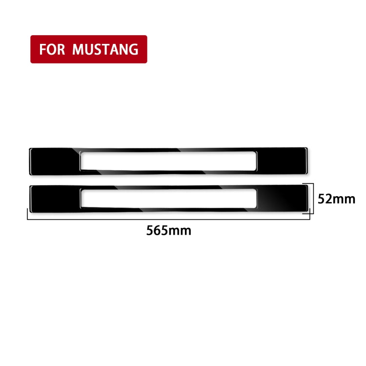 Ford Mustang 2015-2020 Elegant Threshold Stickers – Universal Fit for Left and Right Drive