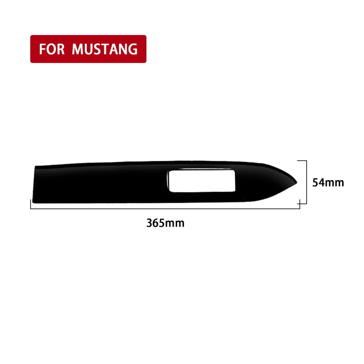 Ford Mustang 2015-2020 Custom Dashboard Adhesive Trim Sticker for Right-Hand Drive