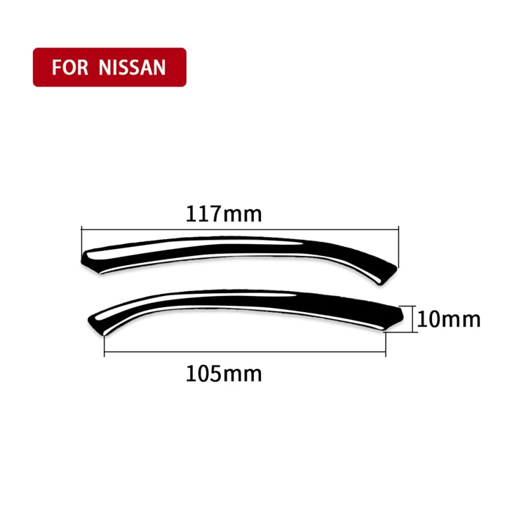 Nissan 370Z Z34 2009- Stylish Dashboard Trim Stickers - Universal Fit for Left and Right Drive