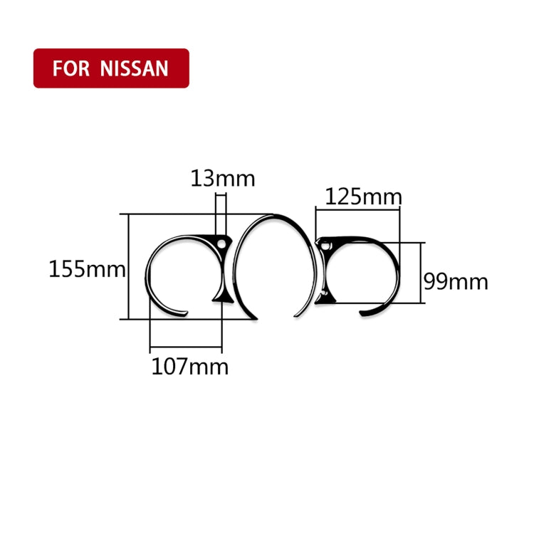 Stylish Piano Black Dashboard Trim Stickers for Nissan 370Z Z34 (2009 Onwards) - Left & Right Drive Universal Fit