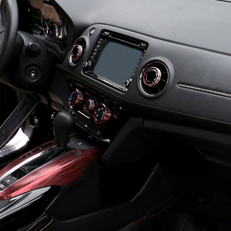 Stylish 3-Piece Aluminium Air Conditioning Knob Covers for Honda Cars