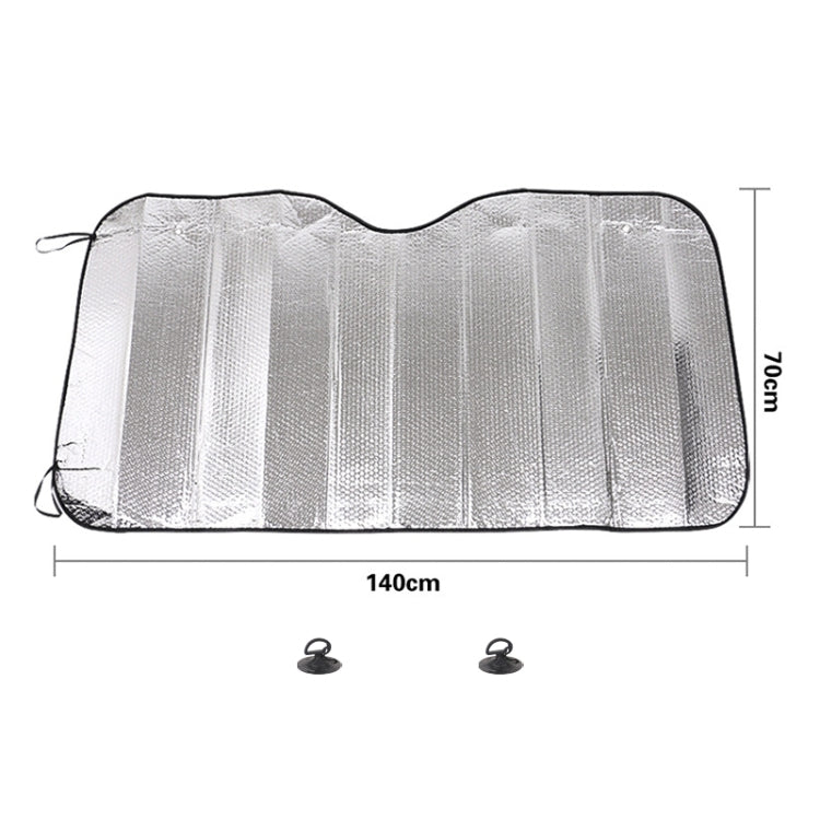 Versatile EPE Car Sun Shield - 140cm x 70cm Protection Against Scratches and Elements