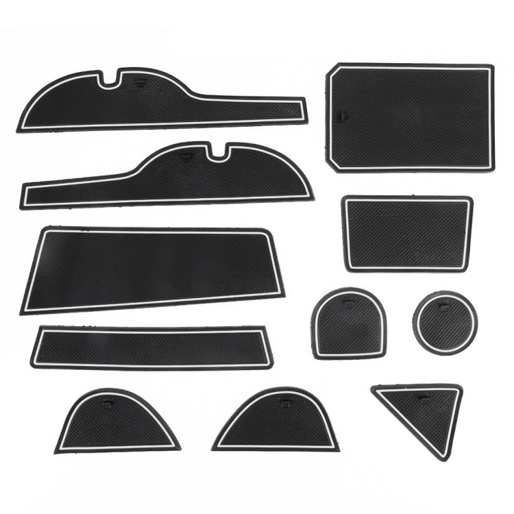 Luminous Anti-Slip Door Pad Mats for Toyota RAV4 (2013-2015) – Stylish Plastic Interior Enhancements