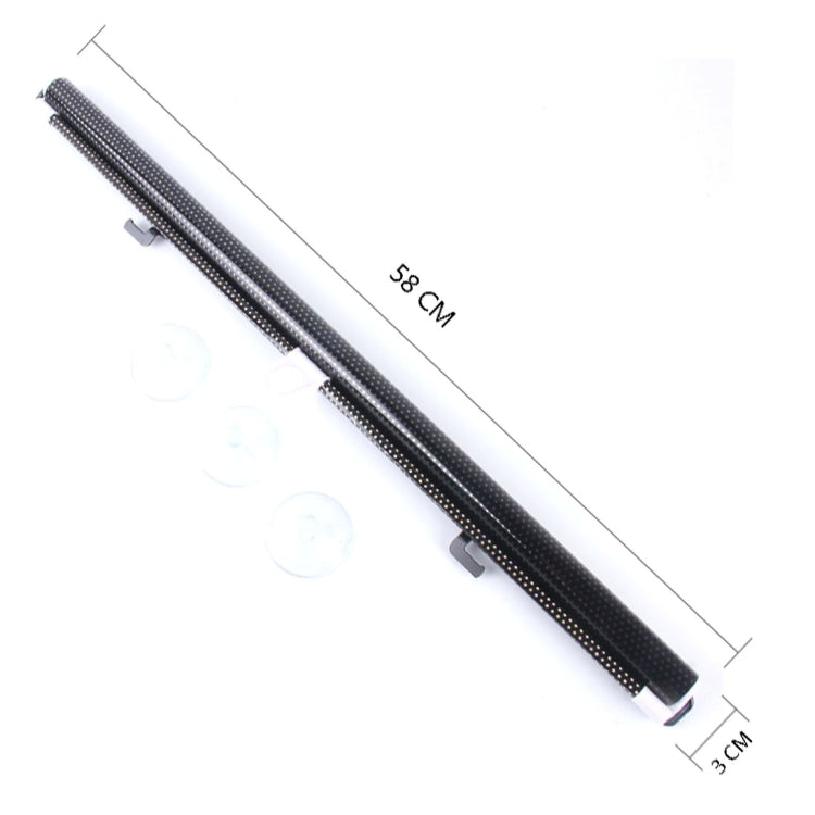 Foldable Car Insulation Curtain,Black,Size: 125 x 58cm