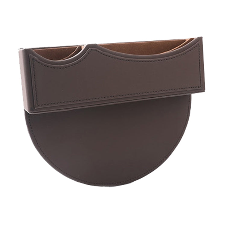 Car Seat Gap Organizer with Stylish PU Leather Storage for Phones, Coins, and Accessories