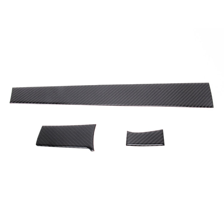 Sleek Carbon Fibre Gear Shift Panel Trim Decals for Honda Civic 10th Gen (2016-2019) - Set of 3