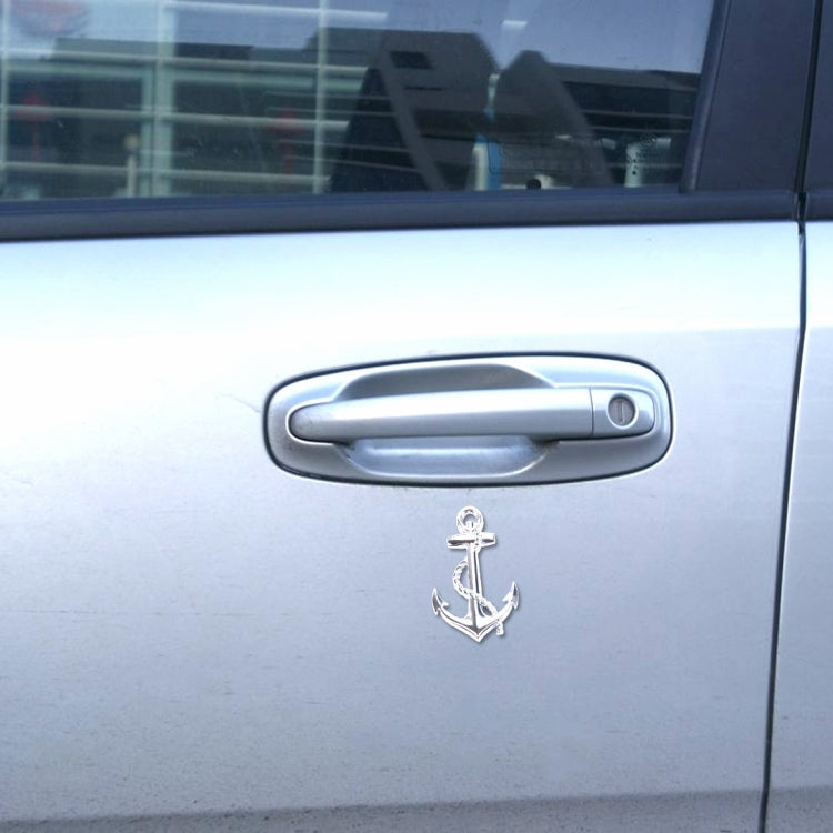 Ship Anchor Shape Car Auto Metal Free Stickers, Anchor