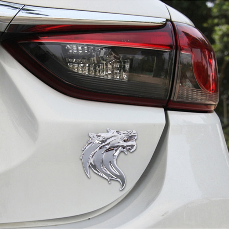 Wolf Head Shape Shining Metal Car Free Sticker, Wolf Head 1, Wolf Head2, Wolf Head 2