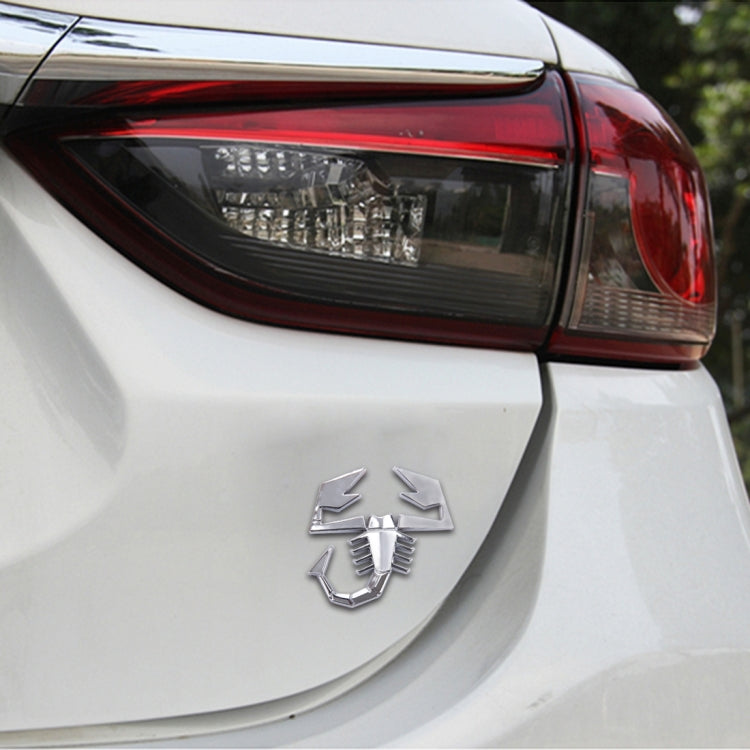 Scorpion Shape Shining Metal Car Free Sticker, Scorpion