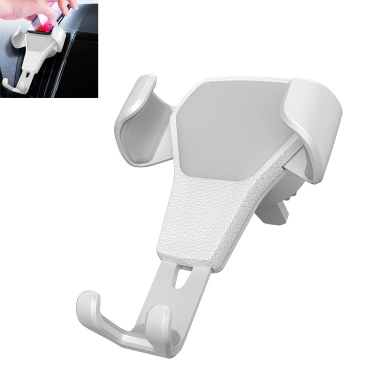 Lush Litchi-Textured Gravity Car Phone Holder
