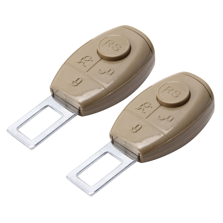 2 PCS RS-02 Universal Car Seat Belt Extension Buckle Car Safety Belt Clip Vehicle Mounted Car Safety Seat Belt Buckle Clip, RS-02(Black), RS-02(Grey), RS-02(Khaki)