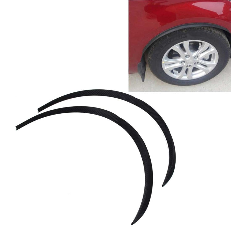 2 PCS 54cm Car Stickers Rubber Large Round Arc Strips Universal Fender Flares Wheel Eyebrow Decal Sticker Eyebrow Car-covers Black Striped Round Arc Strips, 45 x 2cm, 54cm, 75 x 2cm