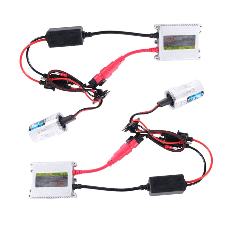 2PCS 35W HB3/9005 2800 LM Slim HID Xenon Light with 2 Alloy HID Ballast, High Intensity Discharge Lamp, Color Temperature: 8000K