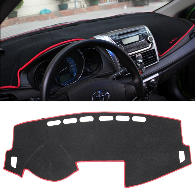Sleek Black Dashboard Protector for 2014 Vios - Premium Sunscreen for Instrument Panel