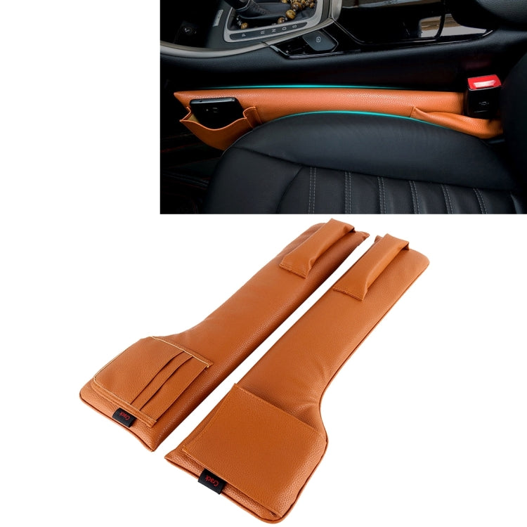 Versatile Car Seat Gap Organiser - Elegant Leather Storage for Essentials