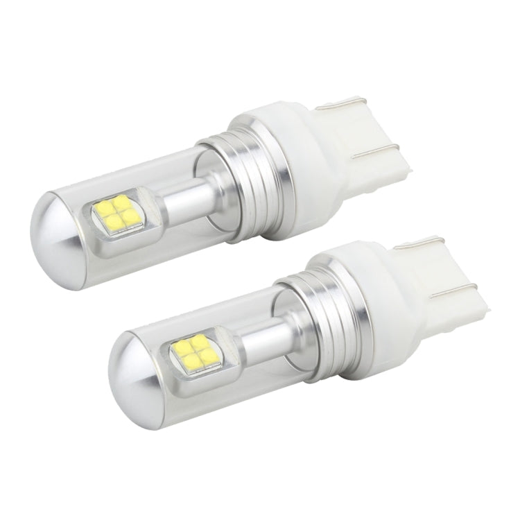 2 PCS 7443 40W 800 LM 6000K Car Brake Light with 8 CREE Lamps, DC 12V