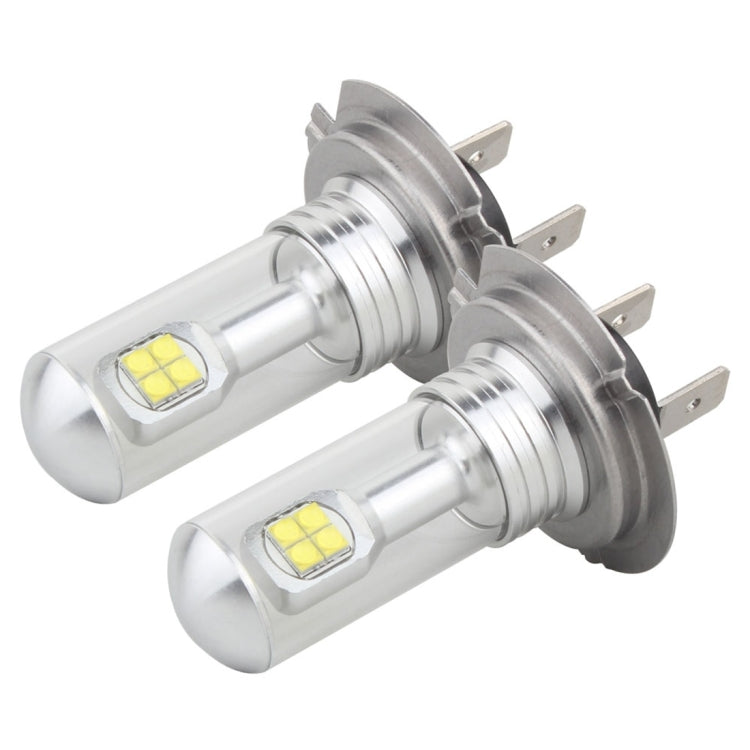 2 PCS H7 40W 800 LM 6000K 8 CREE LEDs Car Fog Lights, DC 12V