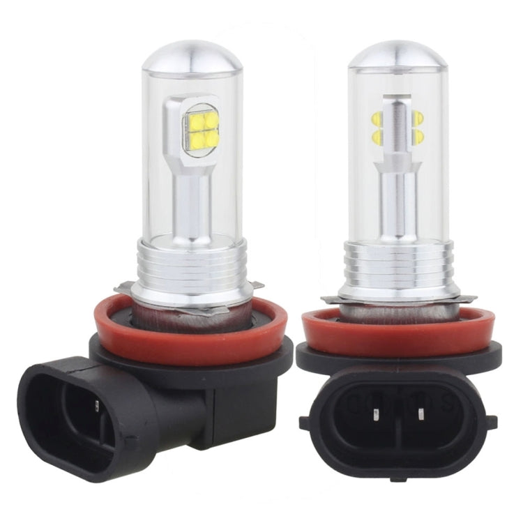 2 PCS H8/H11 40W 800 LM 6000K 8 CREE LEDs Car Fog Lights, DC 12V