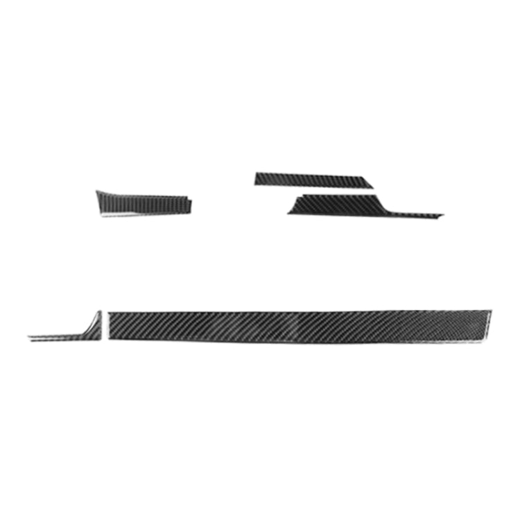 5-in-1 Carbon Fibre Central Console Sticker for Chevrolet Camaro (2017-2019, Left Hand Drive)