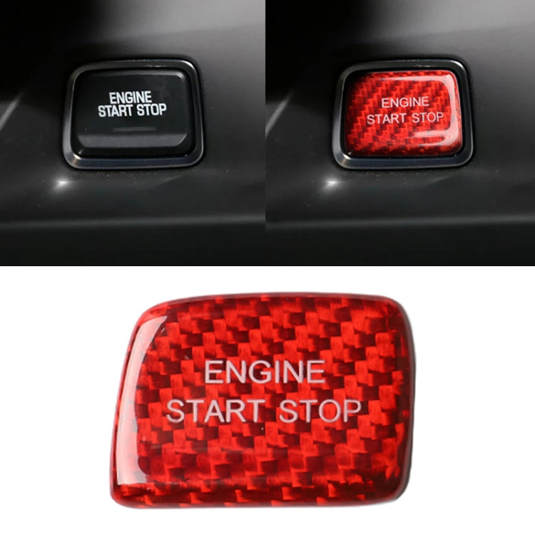Carbon Fibre One-Touch Start Button Decal for Chevrolet Camaro (2016-2019)