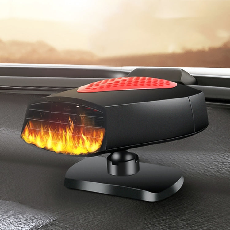 Car Portable Heater Hot Cool Fan Windscreen Window Demister Defroster DC 24V, DC 24V (Grey), DC 24V (Red)