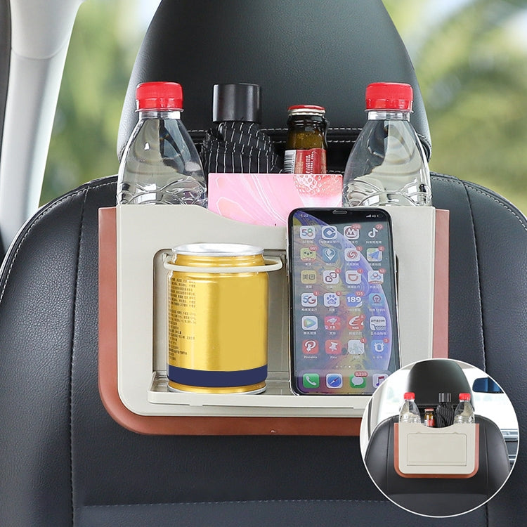 Compact Car Bin with Foldable Table & Organiser