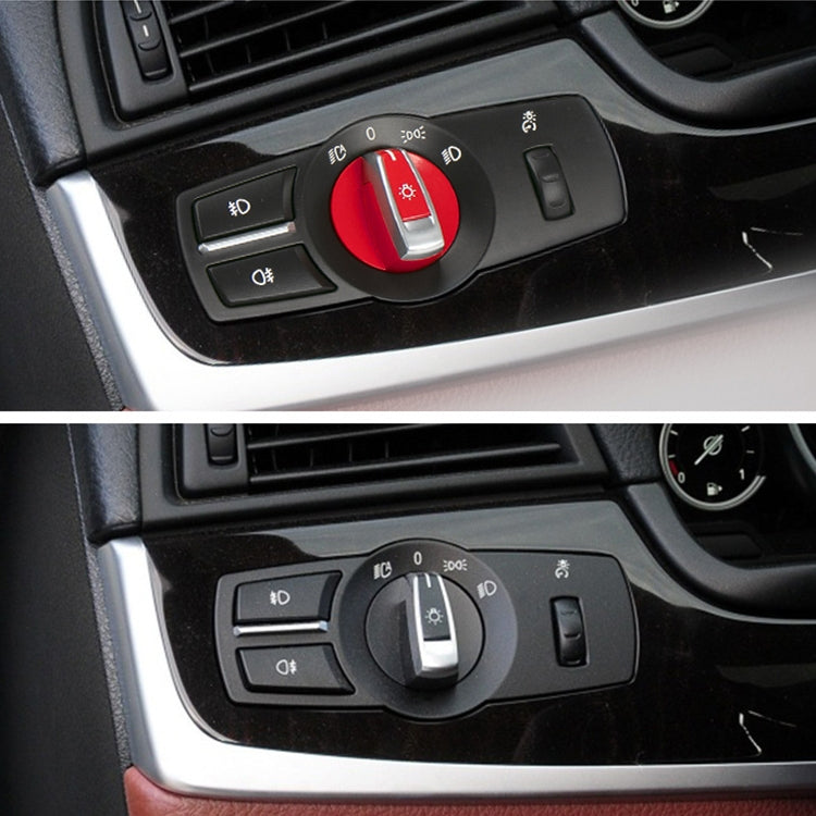 Car Headlight Switch Button Knob for BMW 5 Series 2010-2017, Left Driving