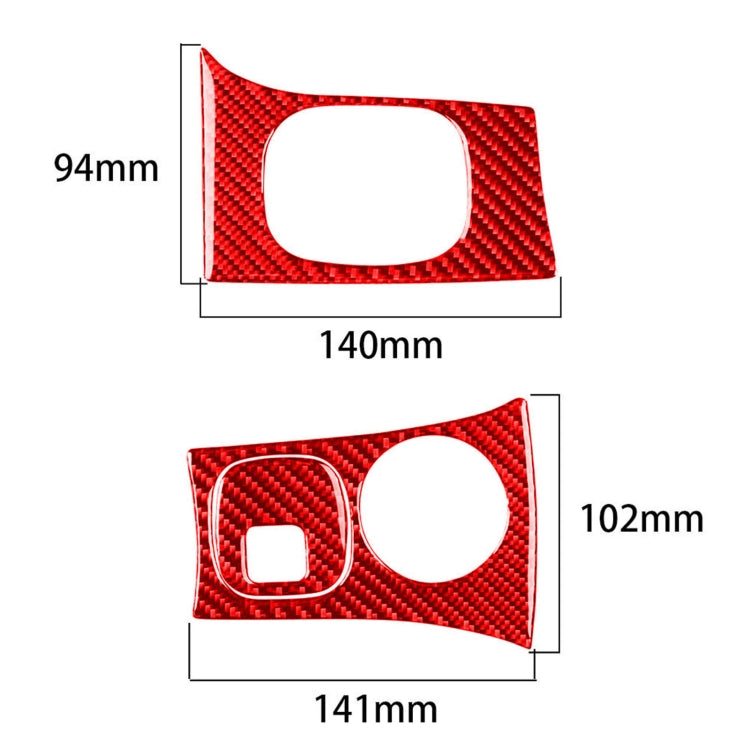 Carbon Fibre Headlight Key Panel Trim for Chevrolet Corvette C5 (1998-2004) - 3 in 1 Sticker for Left-Hand Drive