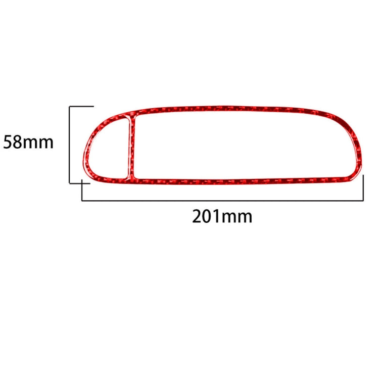 Carbon Fibre Air Vent Decal for Chevrolet Corvette C5 (1998-2004) - Left Hand Drive
