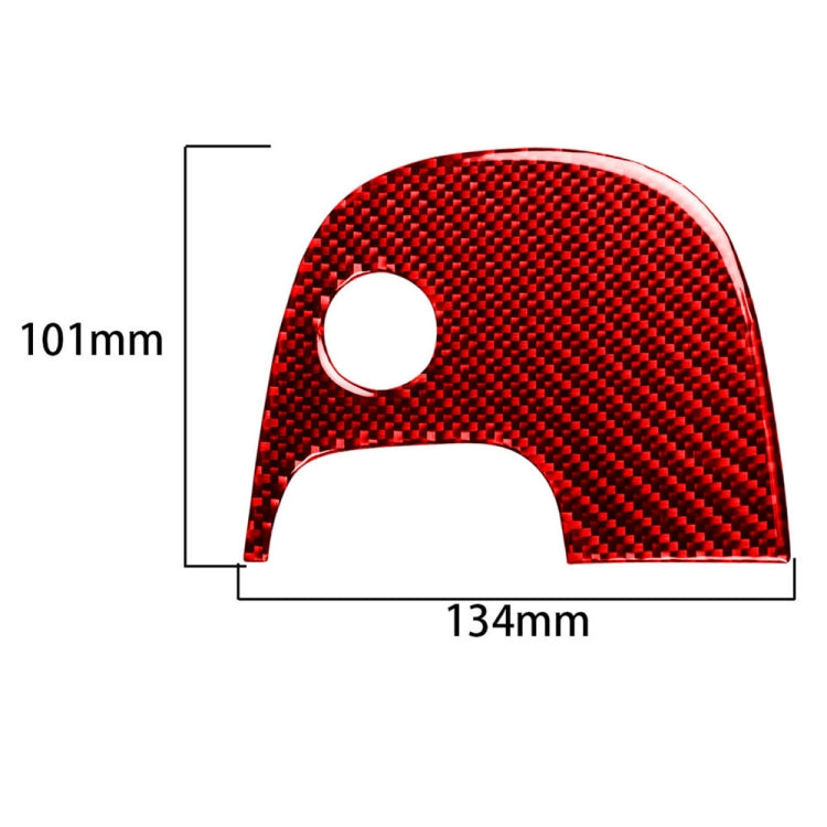 Carbon Fibre Lower Console Decal for Chevrolet Corvette C5 (1998-1999) Left-Hand Drive