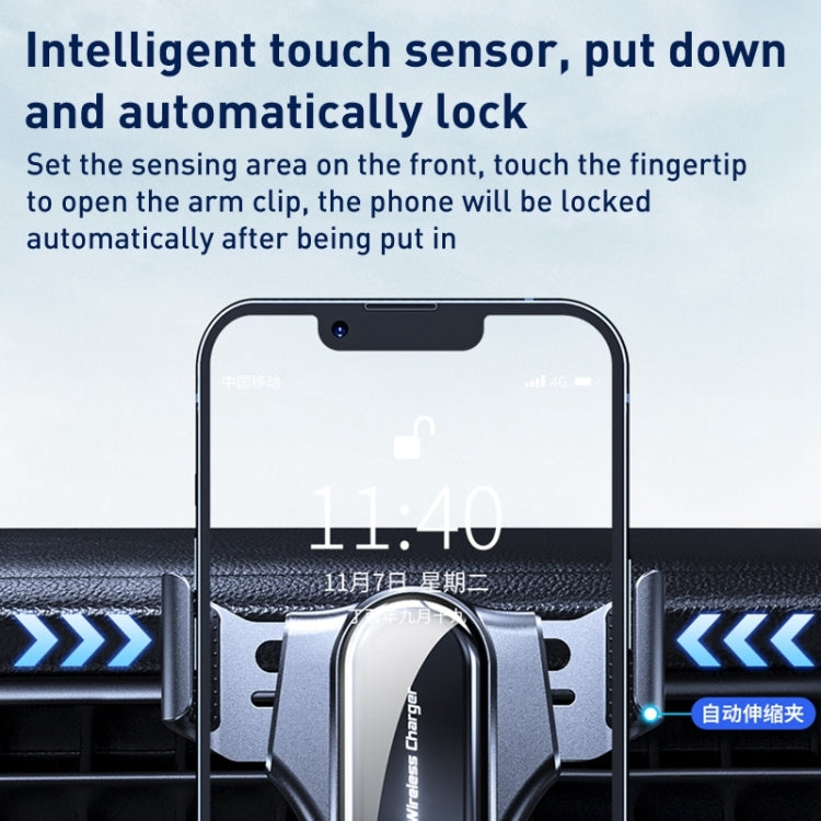 Captain Sujie Wireless Car Phone Charger & Holder with Fast Charging