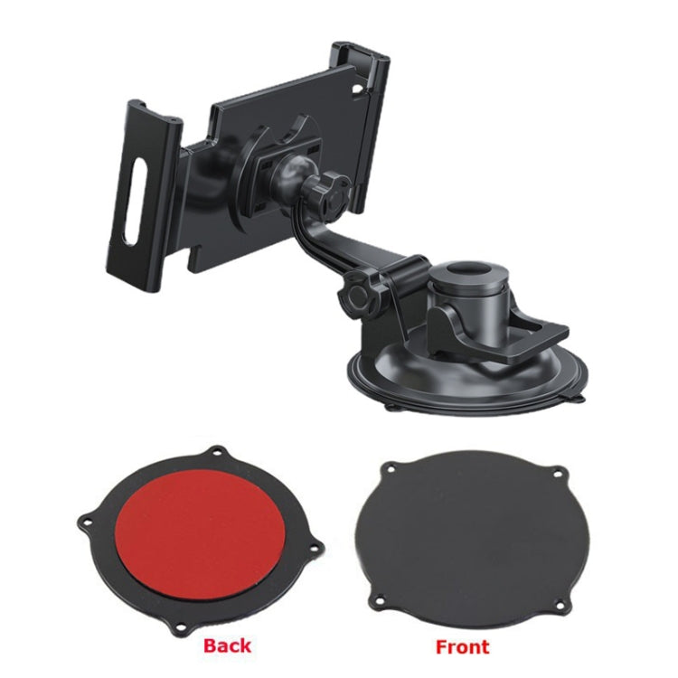 Tablet Holder for Car Dashboard with Suction Cup Mount and Tray