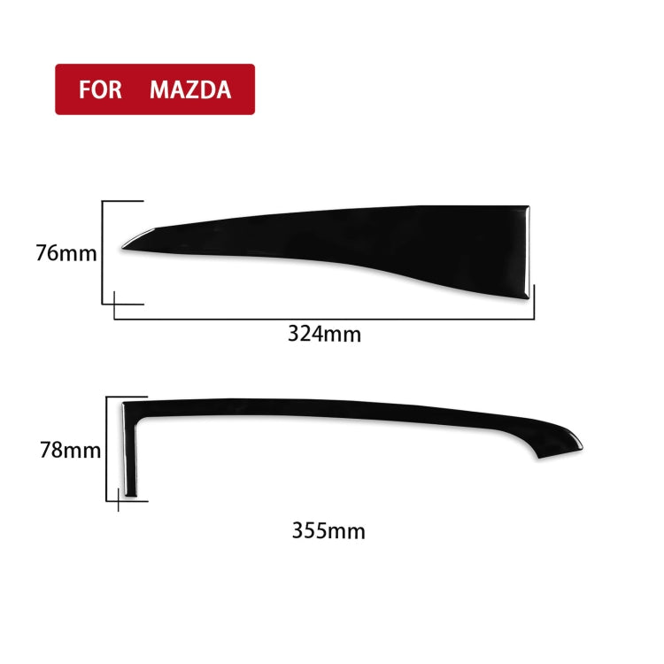 Mazda 3 Axela 2010-2013 Central Display Screen Chic Decor Sticker for Left Drive