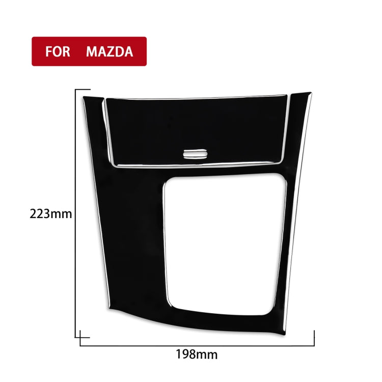 Mazda 3 Axela 2010-2013 Elegant 2-in-1 Gear Frame Decorative Sticker for Right-Hand Drive