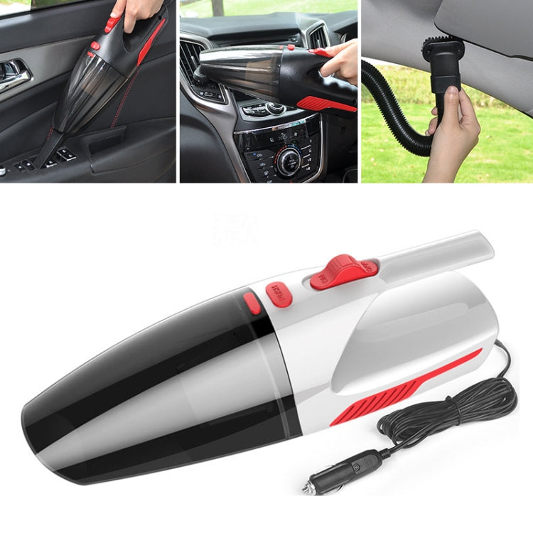 Car Wired Portable 120W Handheld Powerful Vacuum Cleaner Cable Length: 5m, without LED Light , Wired