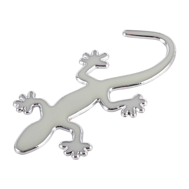Gecko Shape Metal Car Luminous Decorative Sticker