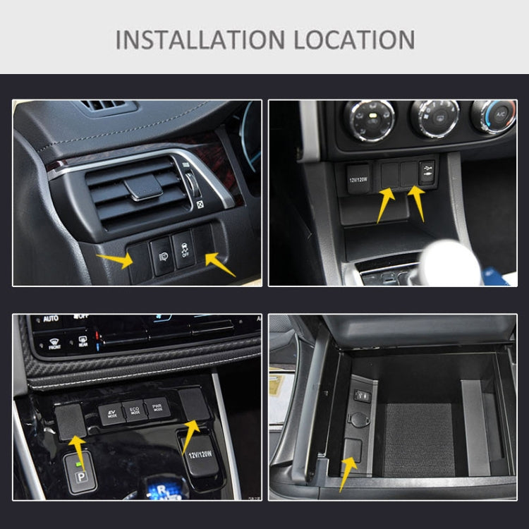 Car 3.1A USB Double-sided Mobile Phone Charger for Toyota, 3.1A