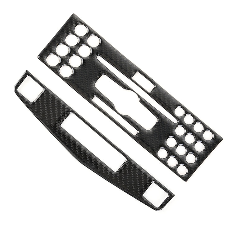 Carbon Fibre Decorative CD Frame Stickers for Mercedes-Benz W204 – Set of 2