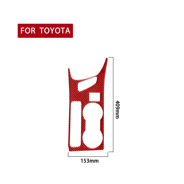 Sleek Carbon Fibre Cup Holder Decorative Sticker for Toyota Corolla (2014-2018) - Left Drive