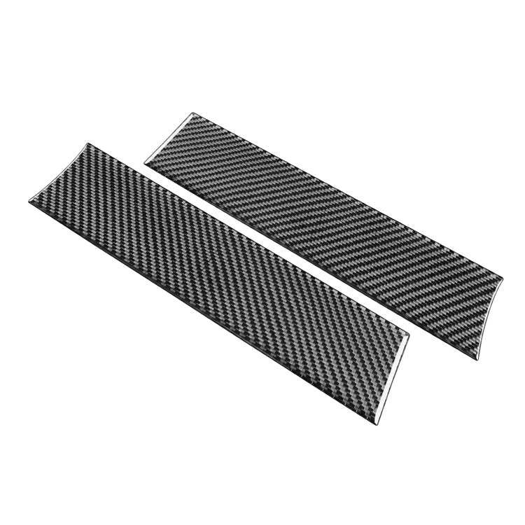 Premium Carbon Fibre Decorative Stickers for Mercedes-Benz B-Class & GLB Armrest Box - 2 Piece Set